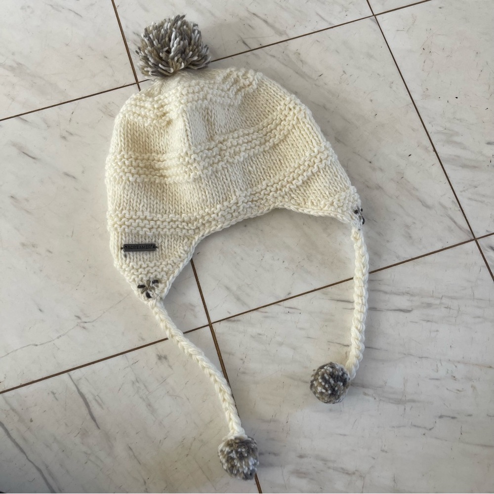 Screamer Earflap Wool Blend Beanie